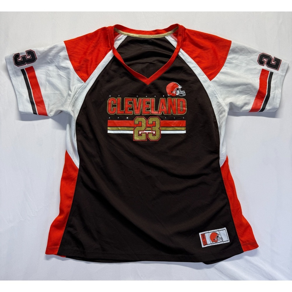 Cleveland Browns Jersey Mens Medium Black‎ Multi Joe Haden #23 Football NFL Logo